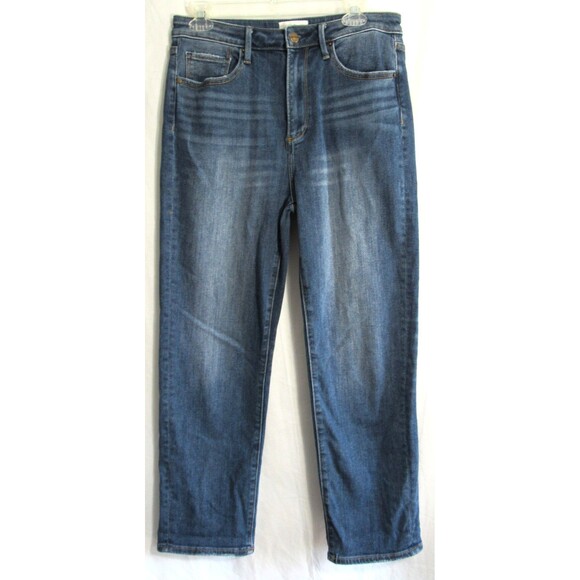 Driftwood Blue Royce High Rise Straight Leg Jeans Size 27 EUC - Picture 1 of 6
